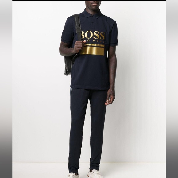 NWOT’s Hugo Boss Polo Shirt Regular Fit Men’s Size Large - Picture 8 of 12